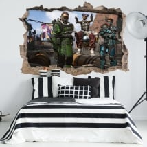 Vinyle et stickers muraux apex legends 3d