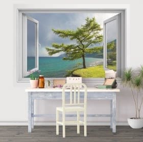 Vinyle d&eacute;coratif 3d russie sib&eacute;rie lac baikal