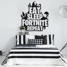 Des autocollants du jeu vidéo fortnite