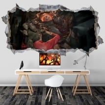 Autocollants en vinyle resident evil 3d