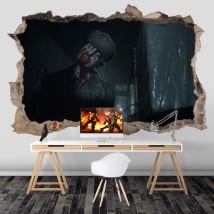 Vinyles et stickers jeux vidéo résident evil 3d
