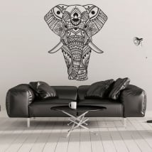 Vinyle et des autocollants éléphant tribal