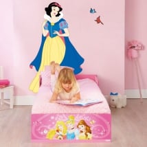 Vinyle décoratif princesse blanche neige disney