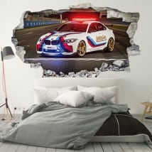 Vinyle et autocollants 3d motogp bmw m2 safety car