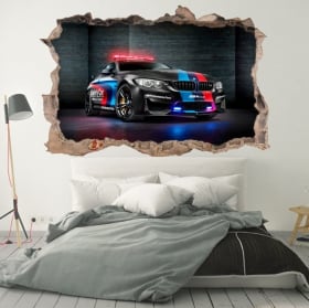 Vinyle adhésif 3d motogp bmw m4 safety car