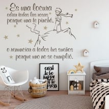 Vinyle décoratif et des autocollants phrases du petit prince