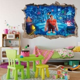 Vinyle d&eacute;coratif et des autocollants pour enfants petite sir&egrave;ne en mer 3d