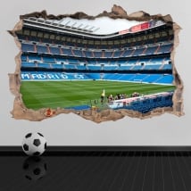 Vinyle et autocollants 3d stade santiago bernabéu