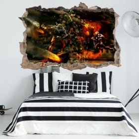 Vinyle et des autocollants les vengeurs 3d