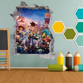 Vinyle et autocollants enfants histoire de jouets 4