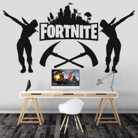 Vinyle d&eacute;coratif jeu vid&eacute;o fortnite