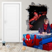 Vinyle adhésifs et autocollants 3d spiderman