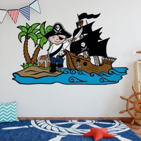 Vinyle d&eacute;coratif et des autocollants des licornes