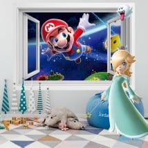 Vinyle enfants et jeunes super mario galaxy 3d