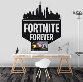 Des autocollants du jeu vid&eacute;o fortnite
