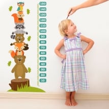 Vinyle et autocollants les animaux hauteur mètre enfant