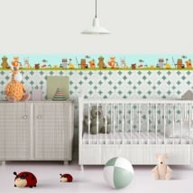 Vinyle et autocollants pour enfants cantonnière animaux
