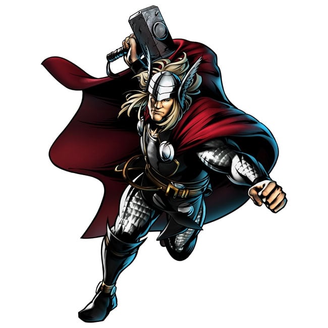 Stickers Muraux Personnage Marvel Thor Love and Thunder - Amour et Tonnerre