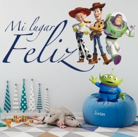 Vinyle pour enfants toy story phrase buzz lightyear