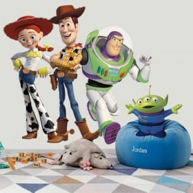 Vinyle pour enfants toy story mon endroit heureux