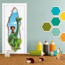 Vinyle pour enfants portes 3d disney le voyage de arlo