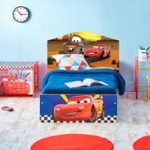 Vinyle pour enfants disney cars 2 tête de lit