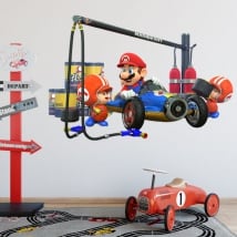 Vinyle décoratif jeu mario kart