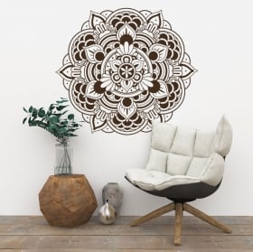 Stickers muraux mandalas &agrave; d&eacute;corer