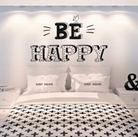 Stickers muraux phrases en anglais all you need is love