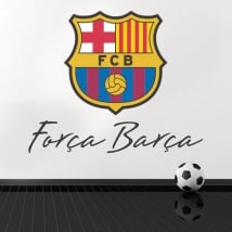 Vinyle et autocollants de football club barcelone