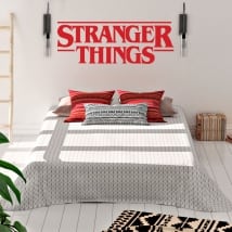 Vinyle et autocollants logo série tv stranger things