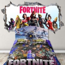 Vinyle adhésif 3d jeu vidéo fortnite