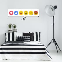 Vinyle et autocollants décoratifs emojis ou émoticônes