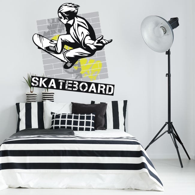 Vinyle et autocollants planche &agrave; roulettes