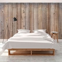 Peintures murales de vinyle imiter le bois