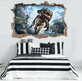 Vinyls jeux vid&eacute;o 3d tom clancy's ghost recon breakpoint