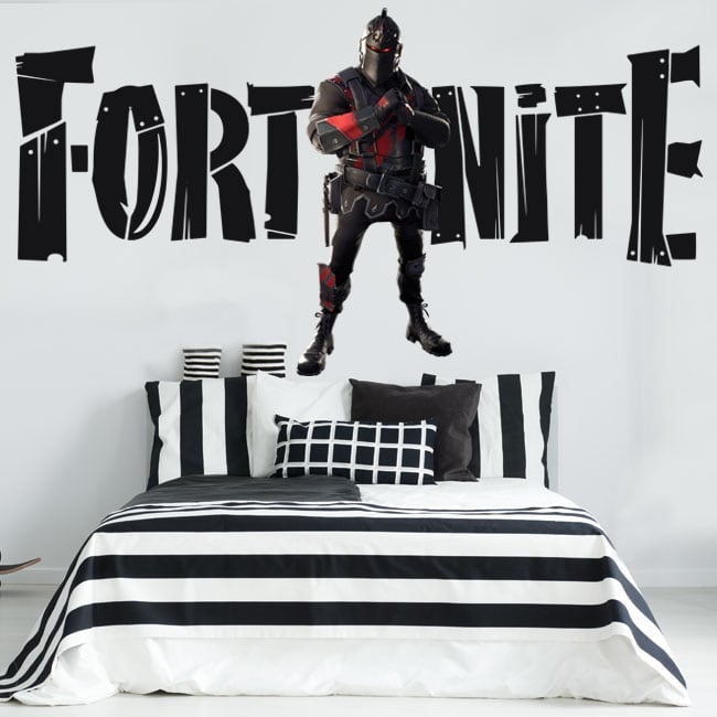 Fortnite Autocollant mural de décoration de chambre de garçon de signes de  direction créative - Cdiscount Maison