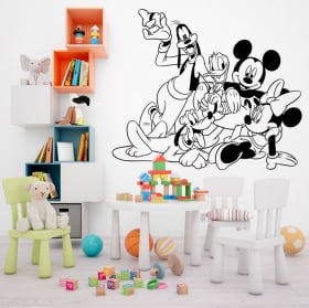 Vinyls disney mickey mouse et ses amis