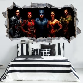 Vinyle d&eacute;coratif 3d batman gotham city impostors