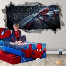 Vinyle et autocollants 3d spiderman