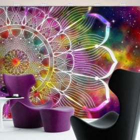 Papier peint vinyle avec mandala