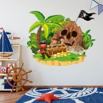 Vinyle pour enfants le trésor du pirate