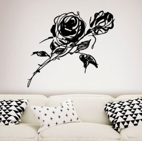 Vinyle d&eacute;coratif des fleurs pissenlits