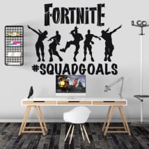 Autocollants vinyle jeu vidéo fortnite