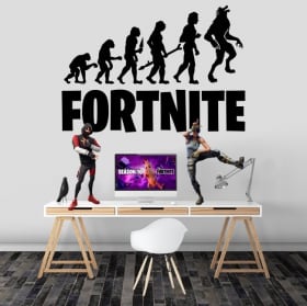 Vinyle et autocollants &eacute;volution fortnite