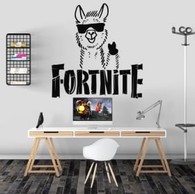 Autocollants en vinyle du jeu vid&eacute;o fortnite