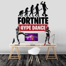 Vinyle et autocollants fortnite hype dance