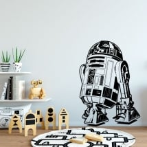 Vinyle décoratif et autocollants star wars r2-d2