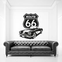 Vinyle décoratif et autocollants route 66