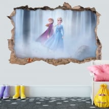 Autocollants en vinyle 3d disney frozen 2